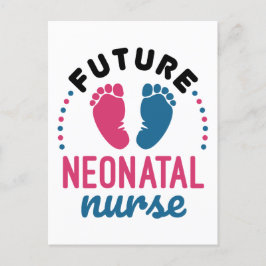 Framtida neonatal sjuksköterska, preemie NICU Vykort
