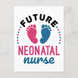 Framtida neonatal sjuksköterska, preemie NICU Vykort