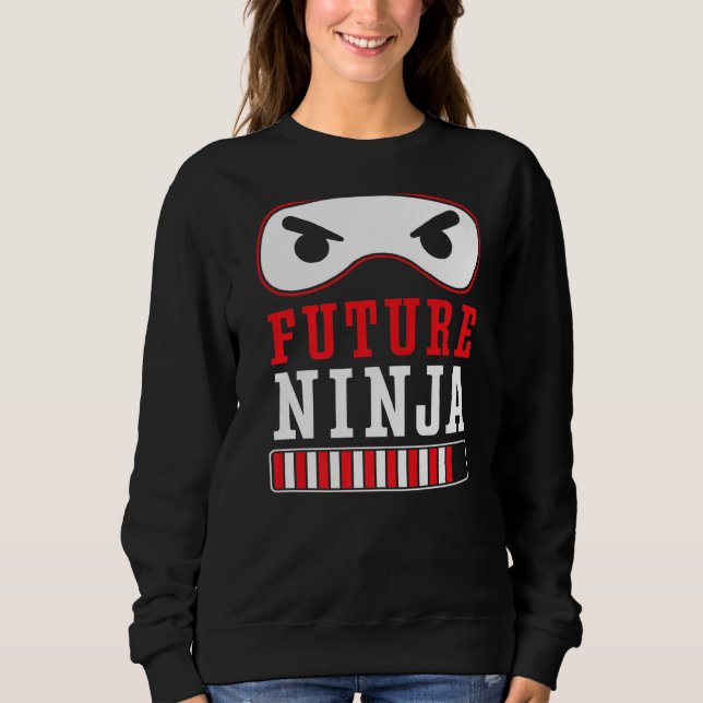 Framtida Ninja Mercenary Shufabrik Kunai Shinobi N T Shirt (Framsida)