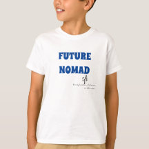 Framtida Nomad Deep Blue Text Boys