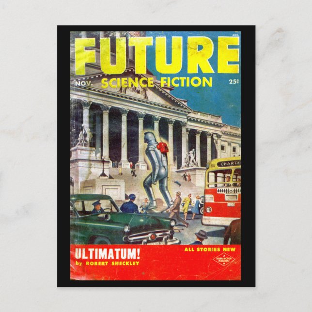 Framtida november 1953_Pulp Art Vykort (Framsida)