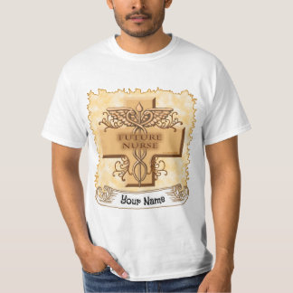 Framtida Nurse Kor Caduceus T Shirt