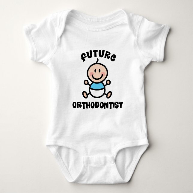 Framtida Orthodontist Baby Gift Tee (Framsida)