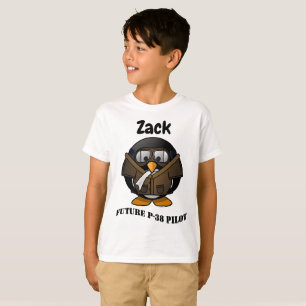 Framtida P-38 PIlot T Shirt