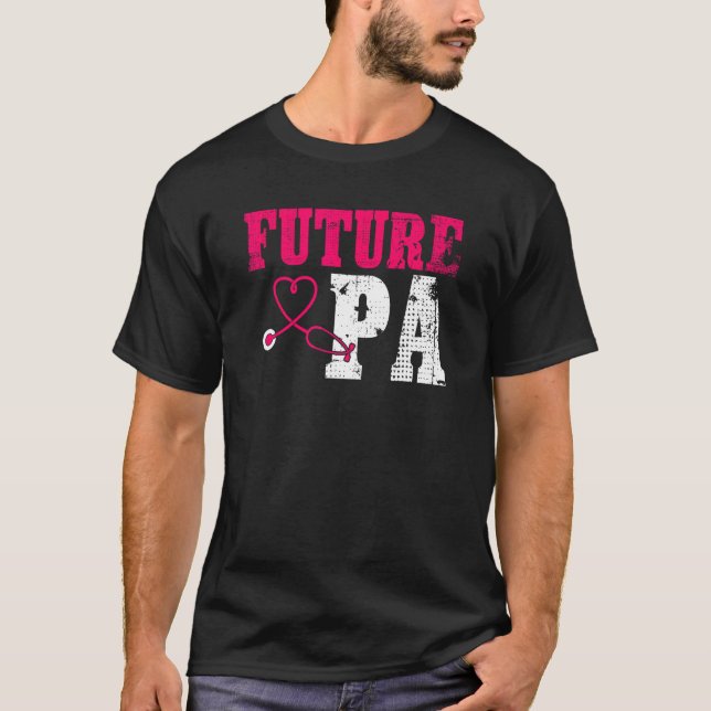 Framtida PA-avskrivningskurs för läkarassistent St T Shirt (Framsida)
