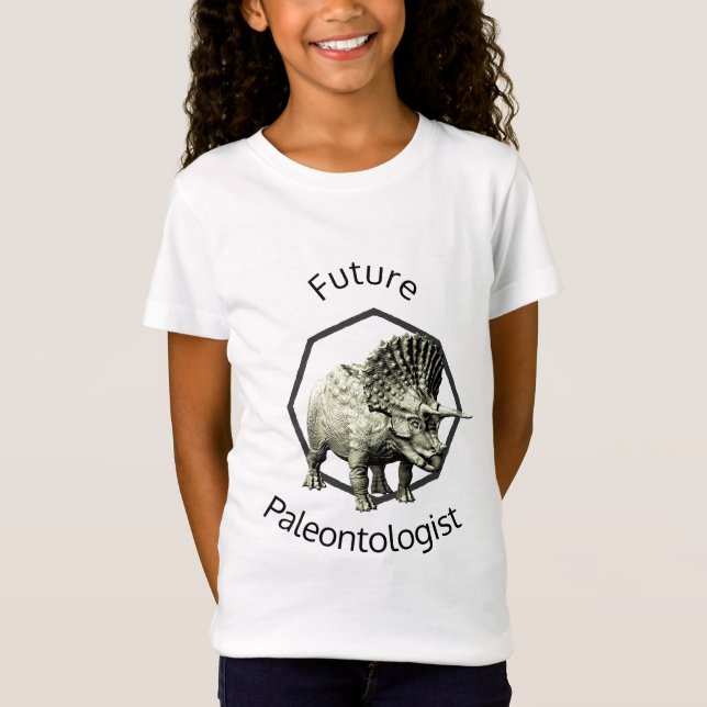 Framtida paleontolog t shirt (Framsida)