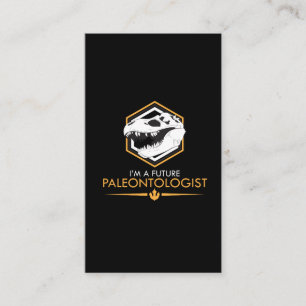 Framtida Paleontologist - DinosaurskalleDino gåva Visitkort