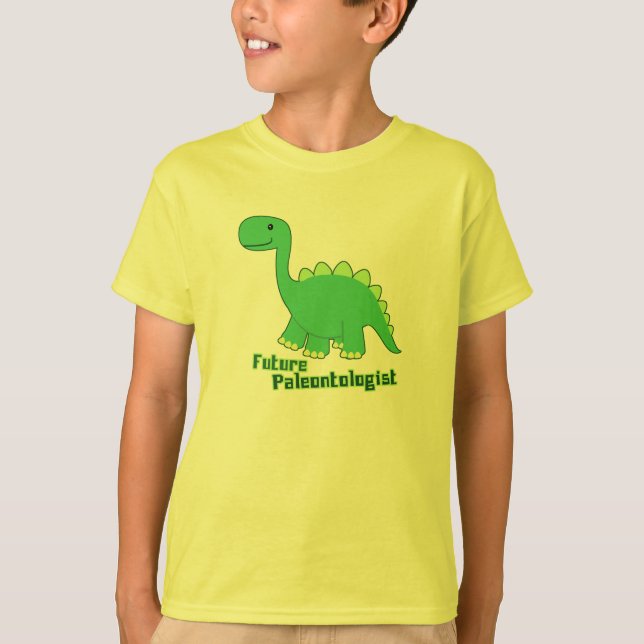Framtida Paleontologist T Shirt (Framsida)