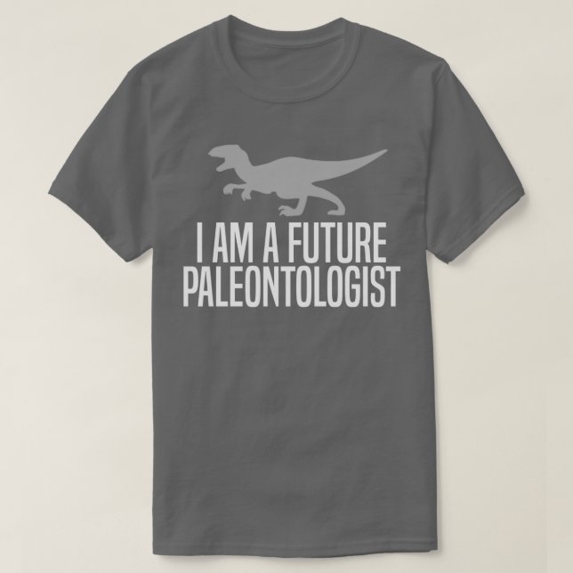 Framtida paleontonlog Ancient Dinosaurs Fossils K T Shirt (Design framsida)