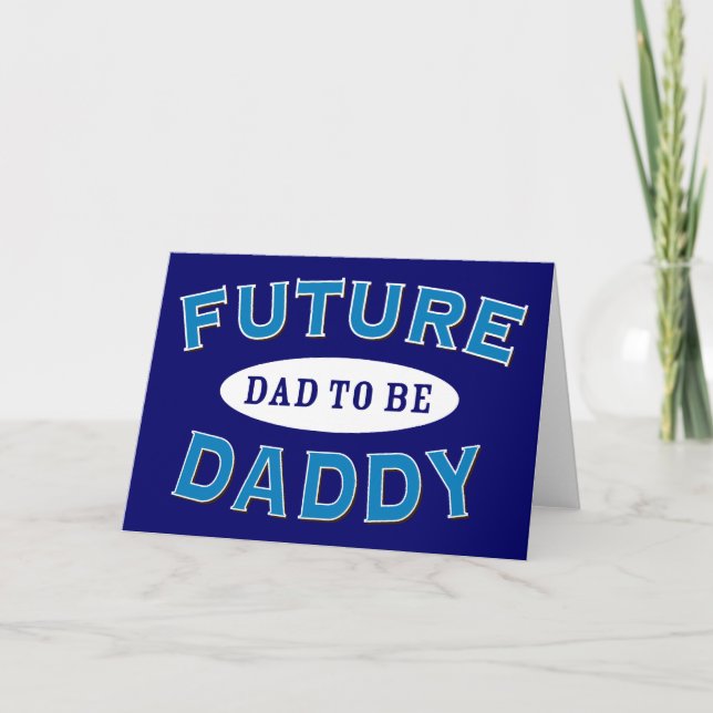 Framtida pappa - Pappa ska vara Kort (Framsida)