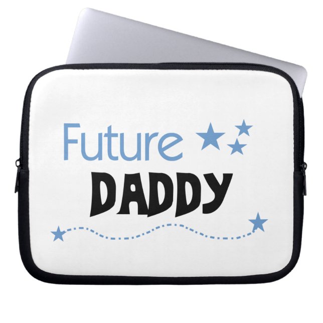 Framtida pappa-presenter laptop sleeve (Framsidan)
