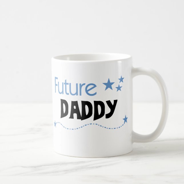 Framtida pappa Tshirts och presenter Kaffemugg (Höger)