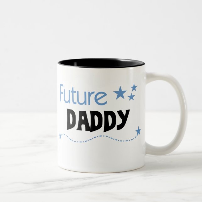 Framtida pappa Två-Tonad mugg (Höger)
