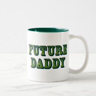 Framtida pappa Två-Tonad mugg