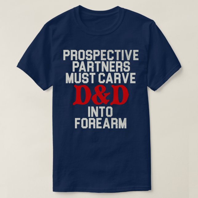 Framtida partners måste ha DD T Shirt (Design framsida)