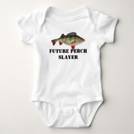 Framtida Perch Sayer Fishing Baby Shirt T-shirt