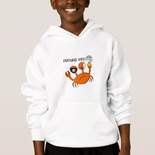 Framtida Personlig av Pirat Cute Crab, födelsedags T Shirt