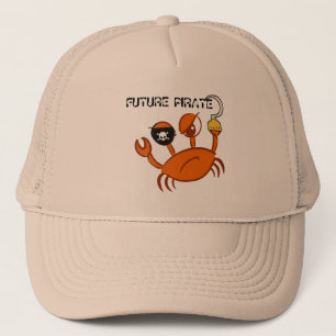 Framtida Personlig av Pirat Cute Crab från Birthd Keps