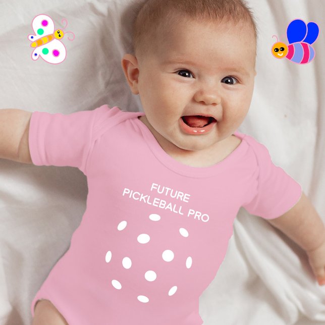 Framtida Pickleball PRO-rosa T Shirt (Skapare uppladdad)