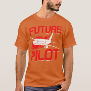 Framtida pilot Flight School Chief Aviator Gift T Shirt