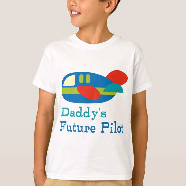 Framtida pilot för pappor t-shirt (Framsida)