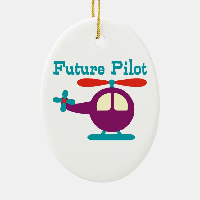 Framtida pilot julgransprydnad keramik (Baksidan)