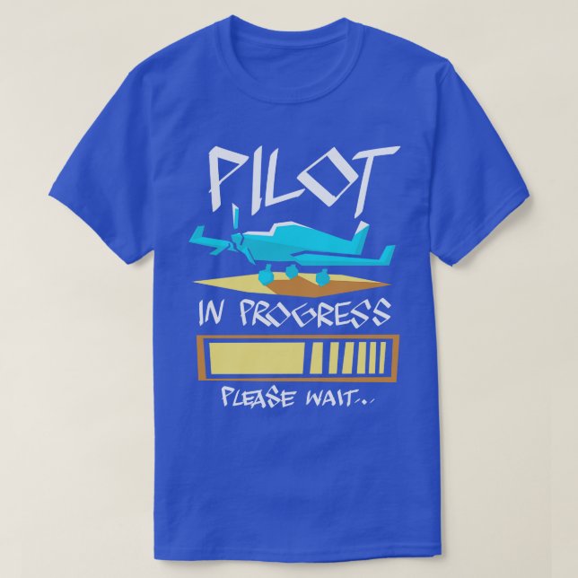 Framtida pilotflygplan luftfart t shirt (Design framsida)