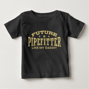 Framtida pipefitter som min pappa t-shirt