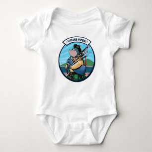 Framtida Piper Bagpipe Player Pipe Band T Shirt