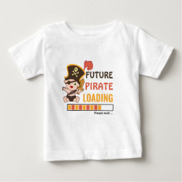 Framtida Pirat-laddning av nödfödelsedag Party gif T Shirt