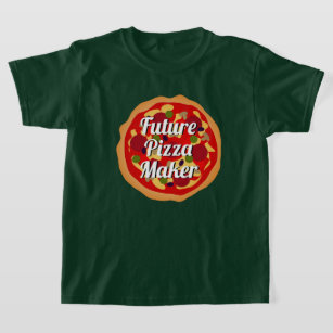 Framtida Pizza Maker, rolig italiensk barn T Shirt