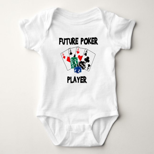 Framtida pokerspelare t-shirt (Framsida)