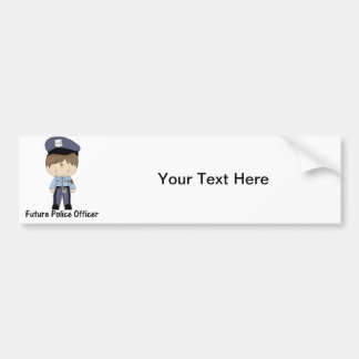 framtida polis (pojken) bildekal