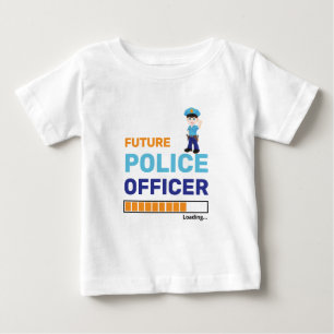 Framtida polis som laddar modern Personlig T Shirt