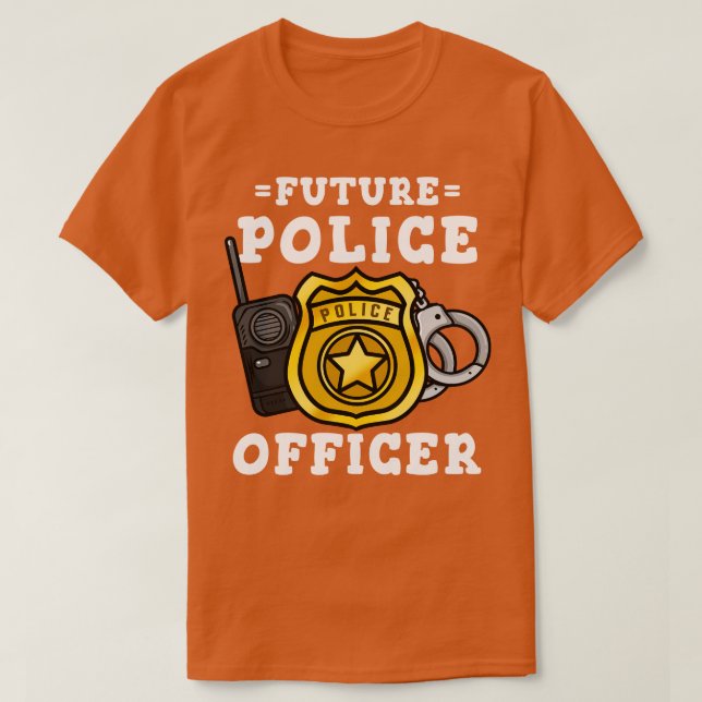 Framtida polis t shirt (Design framsida)