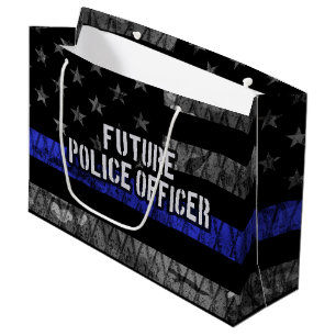 Framtida polis Thin Blue Line Distress Fl