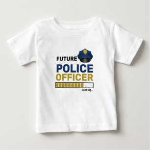 Framtida polischef som laddar udda Personliger T Shirt
