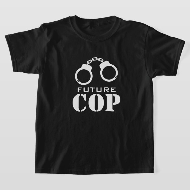 Framtida polispolis som skjortar för barn t shirt (Laydown)