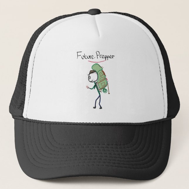 Framtida prepper truckerkeps (Framsida)