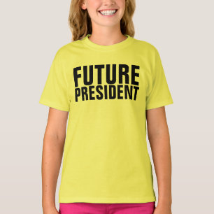 FRAMTIDA PRESIDENT Kids T-shirts för flickor