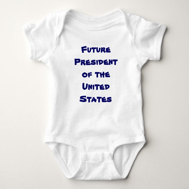 Framtida Presidentof Förenta staterna T Shirt (Framsida)