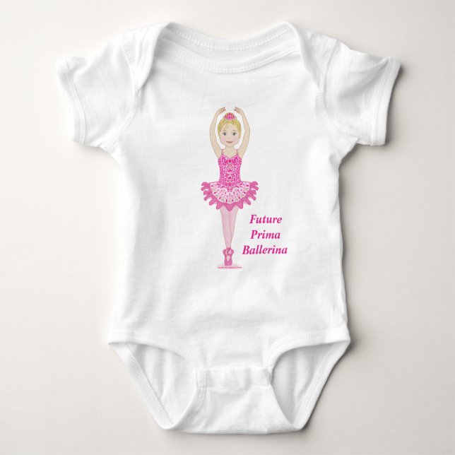 Framtida Prima Ballerina One-Biet T Shirt (Framsida)