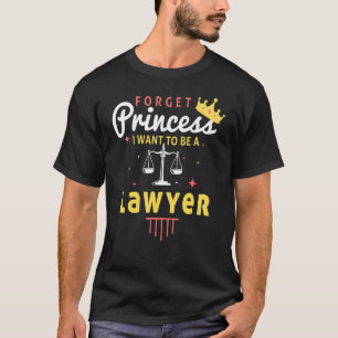 Framtida princess Lawyer Cute Female Law Student G T Shirt
