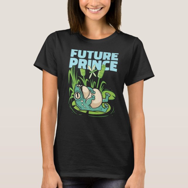 Framtida prins Frog Lily Dynors T Shirt (Framsida)