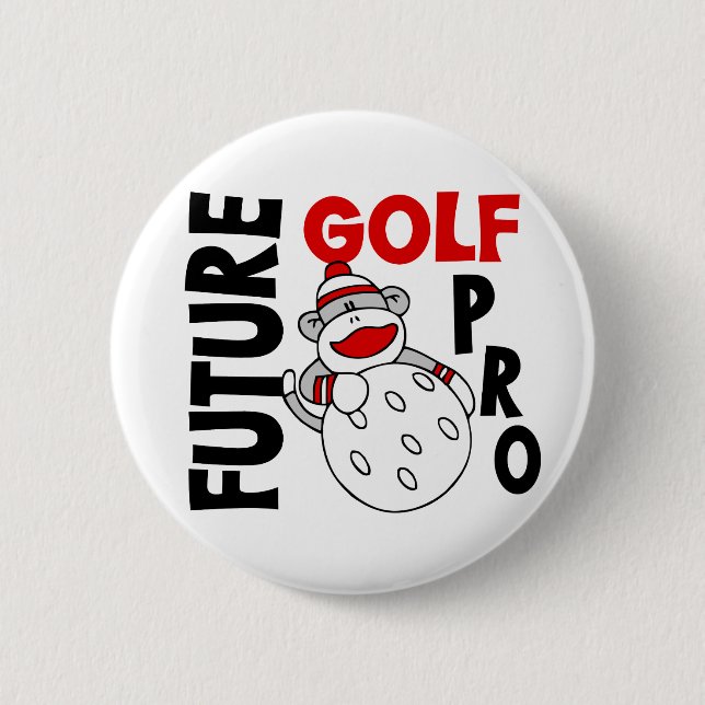 Framtida Pro sock monkey för Golf Knapp (Framsida)