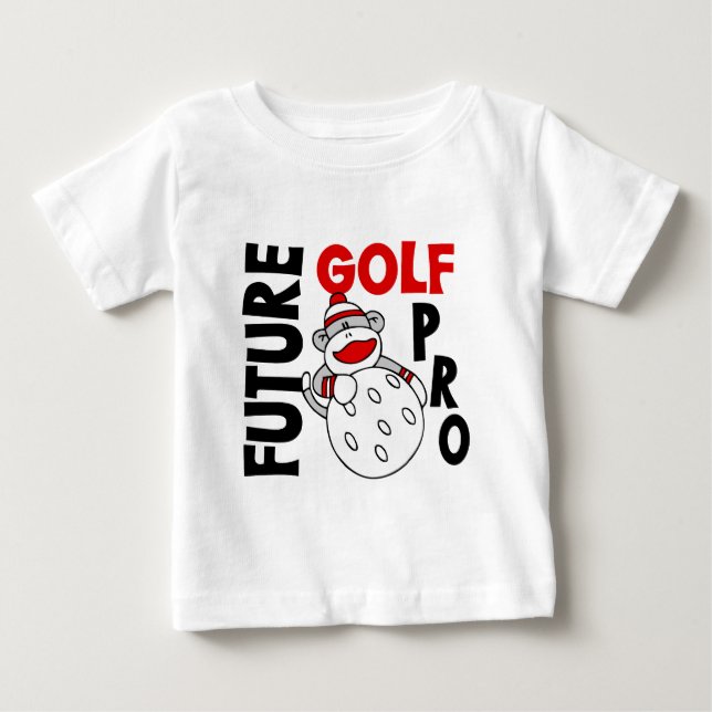 Framtida Pro sock monkey för Golf T-shirt (Framsida)