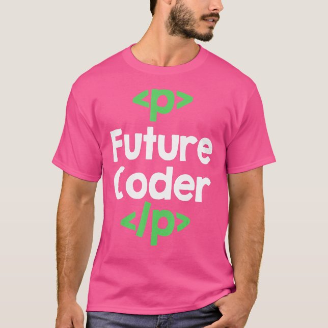 Framtida programkodning för kodning t shirt (Framsida)
