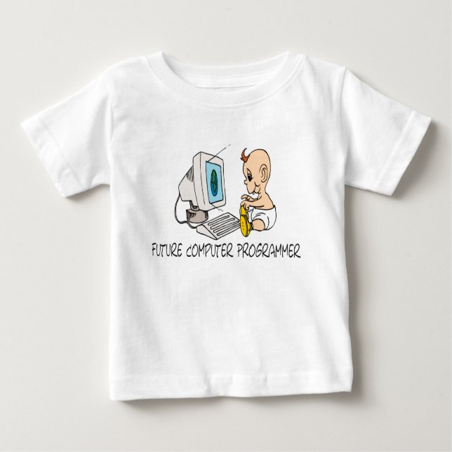 Framtida programmerareT-tröja och gifts. Tee Shirt (Framsida)
