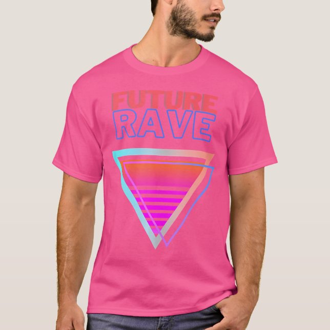 Framtida radie - Edm-kontur - Edm Rave T Shirt (Framsida)