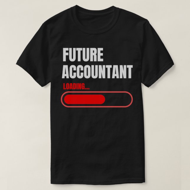 framtida räkenskapsbelastning 5 2 t shirt (Design framsida)